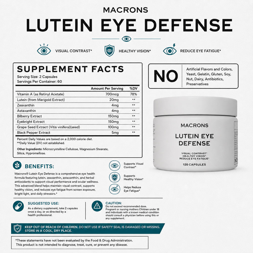 Lutein Eye Defense (120 Capsules)
