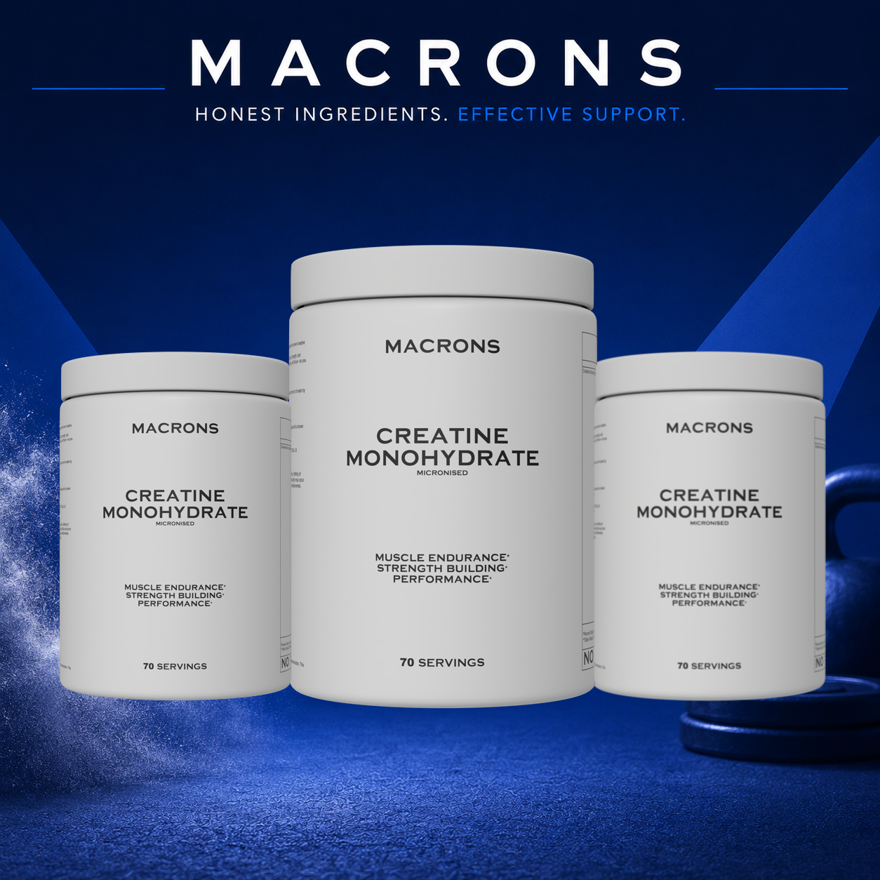 Creatine Monohydrate - Unflavoured Micronised Powder (350g)